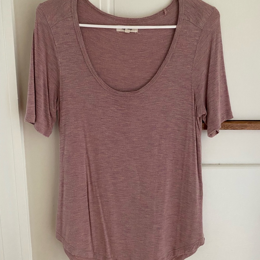 Madewell Pink Relaxed Short Sleeve T-Shirt